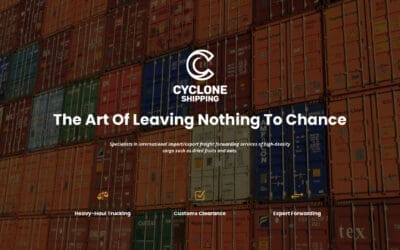 Cyclone Shipping - Specialists in international import/export freight forwarding services of high-density cargo such as dried fruits and nuts.